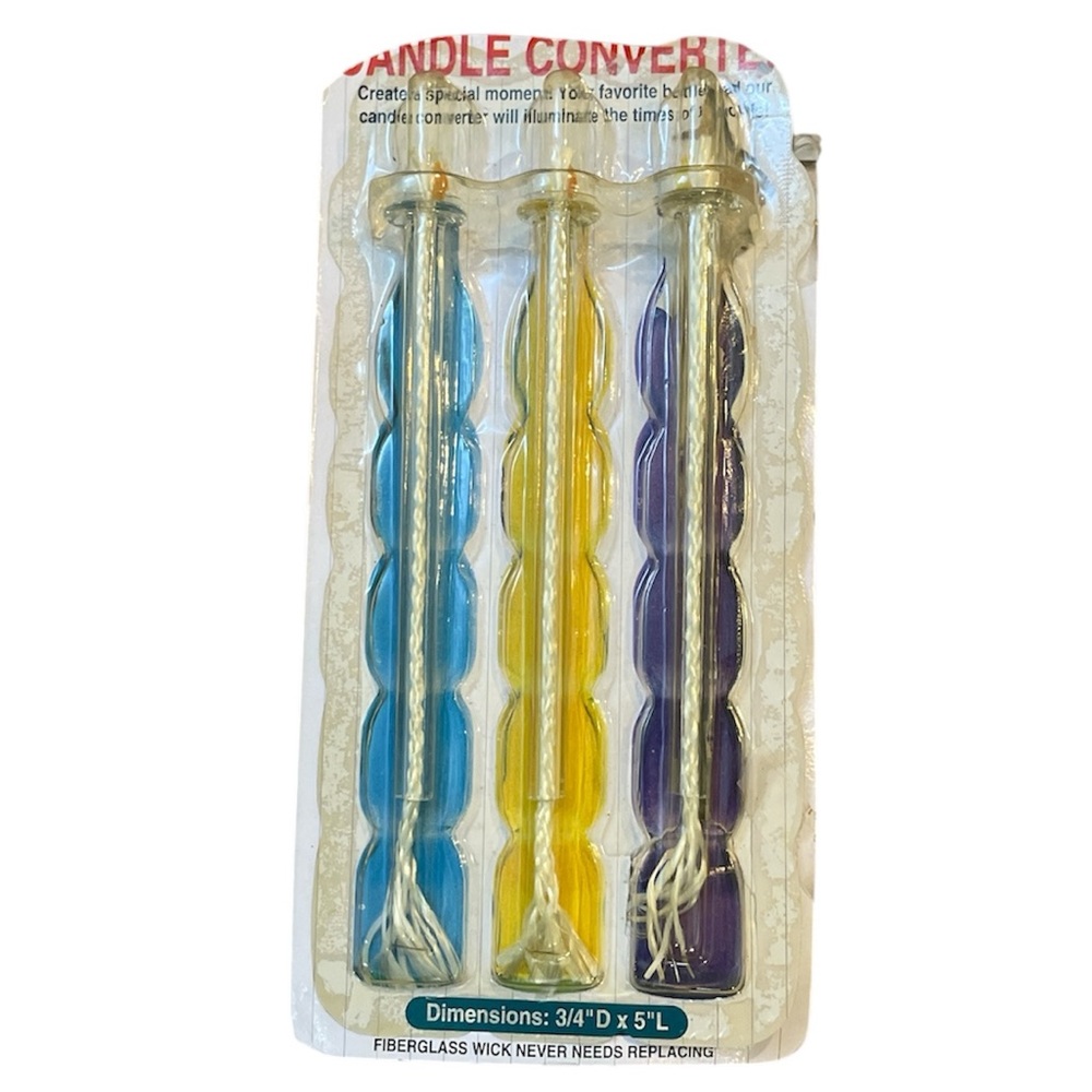 Oggi 3-Pack Candle Converters Fiberglass Wick Oil Lamp